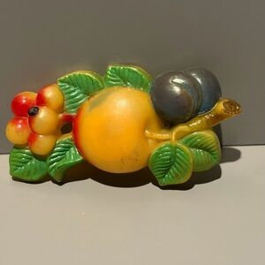 Mid Century Modern Vintage Fruit Refrigerator Magnet MCM Retro Kitchen Decor